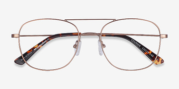 Rose Gold Courser -  Vintage Metal Eyeglasses