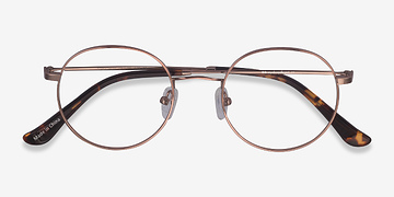 Rose Gold Streetwise -  Vintage Metal Eyeglasses