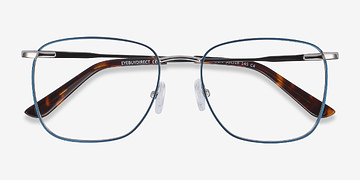 Navy Reason -  Vintage Metal Eyeglasses