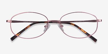Pink Embrace -  Colorful Metal Eyeglasses