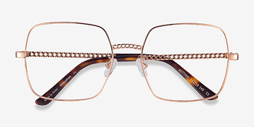 Rose Gold Bettina -  Fashion Metal Eyeglasses