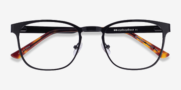 Shiny Black Bellamy -  Metal Eyeglasses