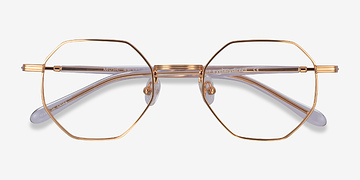 Gold Clear Music -  Metal Eyeglasses