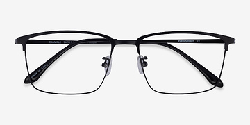 Black Example -  Metal Eyeglasses