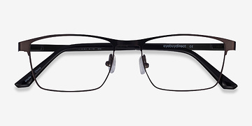 Black Davis -  Plastic, Metal Eyeglasses