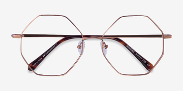 Bronze Imagine -  Metal Eyeglasses