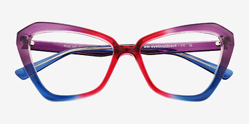 Rainbow Purple Rise Up -  Plastic Eyeglasses