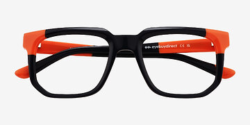 Black Orange Nyx -  Acetate Eyeglasses