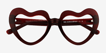 Burgundy Sweetie -  Plastic Eyeglasses