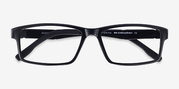 Black Bandon -  Lightweight Plastic Eyeglasses