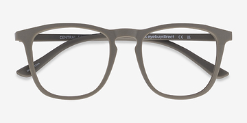  Matte Green  Central -  Lightweight Plastic Eyeglasses