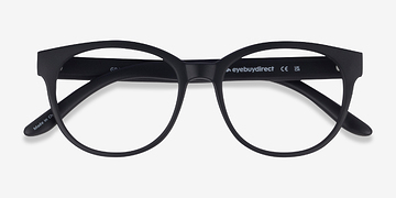 Matte Black Grace -  Plastic Eyeglasses