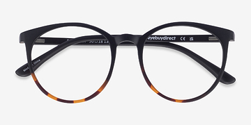Black Tortoise Portrait -  Plastic Eyeglasses