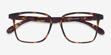 Matte Tortoise Magnus -  Lightweight Plastic Eyeglasses