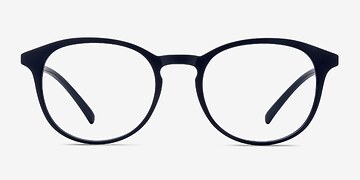 Matte Navy Brace -  Lightweight Plastic Eyeglasses