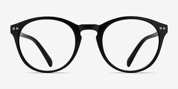 Matte Black Revolution -  Lightweight Plastic Eyeglasses