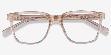 Clear Brown Jamie -  Geek Acetate Eyeglasses
