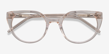 Clear brown Rhyme -  Vintage Acetate Eyeglasses