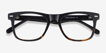 Black Tortoise Caster -  Geek Acetate Eyeglasses