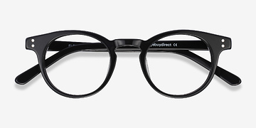 Black Flora -  Acetate Eyeglasses