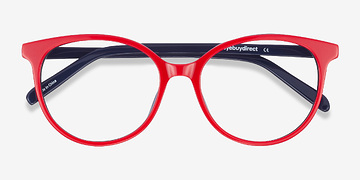 Red & Navy Patriot -  Colorful Acetate Eyeglasses