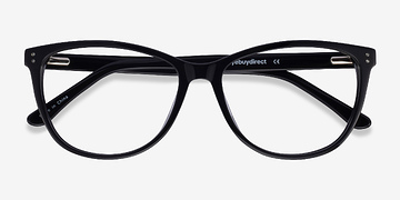 Black Solitaire -  Acetate Eyeglasses