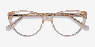 Clear Yellow Cali -  Acetate Eyeglasses