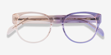 Clear Brown Sarah -  Acetate Eyeglasses
