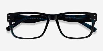 Green Striped Brumalis -  Eco Friendly Eyeglasses