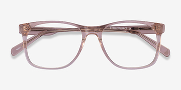 Clear Light Brown Joshua -  Acetate Eyeglasses