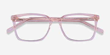 Clear Pink Panoply -  Acetate Eyeglasses