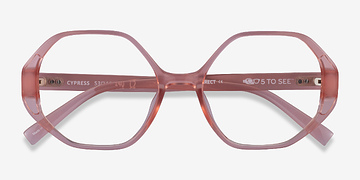 Clear Nude Cypress -  Plastic Eyeglasses