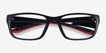 Black Red Furnace -  Plastic Eyeglasses