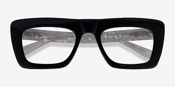Black Gray Planetary -  Acetate Eyeglasses