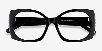 Black Prawl -  Acetate Eyeglasses