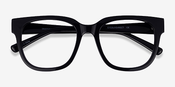 Black Floral Snapdragon -  Acetate Eyeglasses