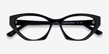 Black Angelina -  Acetate Eyeglasses