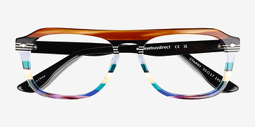 Green Brown Rainbow Starry -  Acetate Eyeglasses