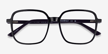 Black Abstract -  Acetate Eyeglasses