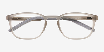 Matte Crystal Gray Attain -  Plastic Eyeglasses