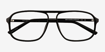 Shiny Black Baylor -  Plastic Eyeglasses