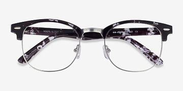 Floral Roots -  Vintage Plastic, Metal Eyeglasses