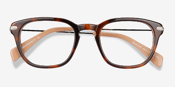 Tortoise Quazar -  Metal Eyeglasses