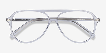 Clear Viento -  Vintage Metal Eyeglasses