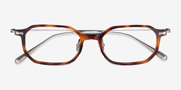 Tortoise Lampito -  Lightweight Metal Eyeglasses