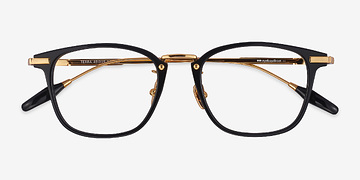 Black Terra -  Fashion Acetate, Metal Eyeglasses