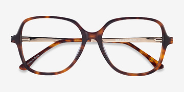 Tortoise Corey -  Vintage Acetate, Metal Eyeglasses