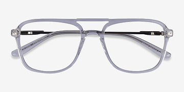 Clear Eddie -  Metal Eyeglasses