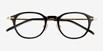 Black Gold Jones -  Metal Eyeglasses