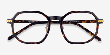 Tortoise Gold Quentin -  Metal Eyeglasses